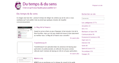 Desktop Screenshot of dutempsdusens.com